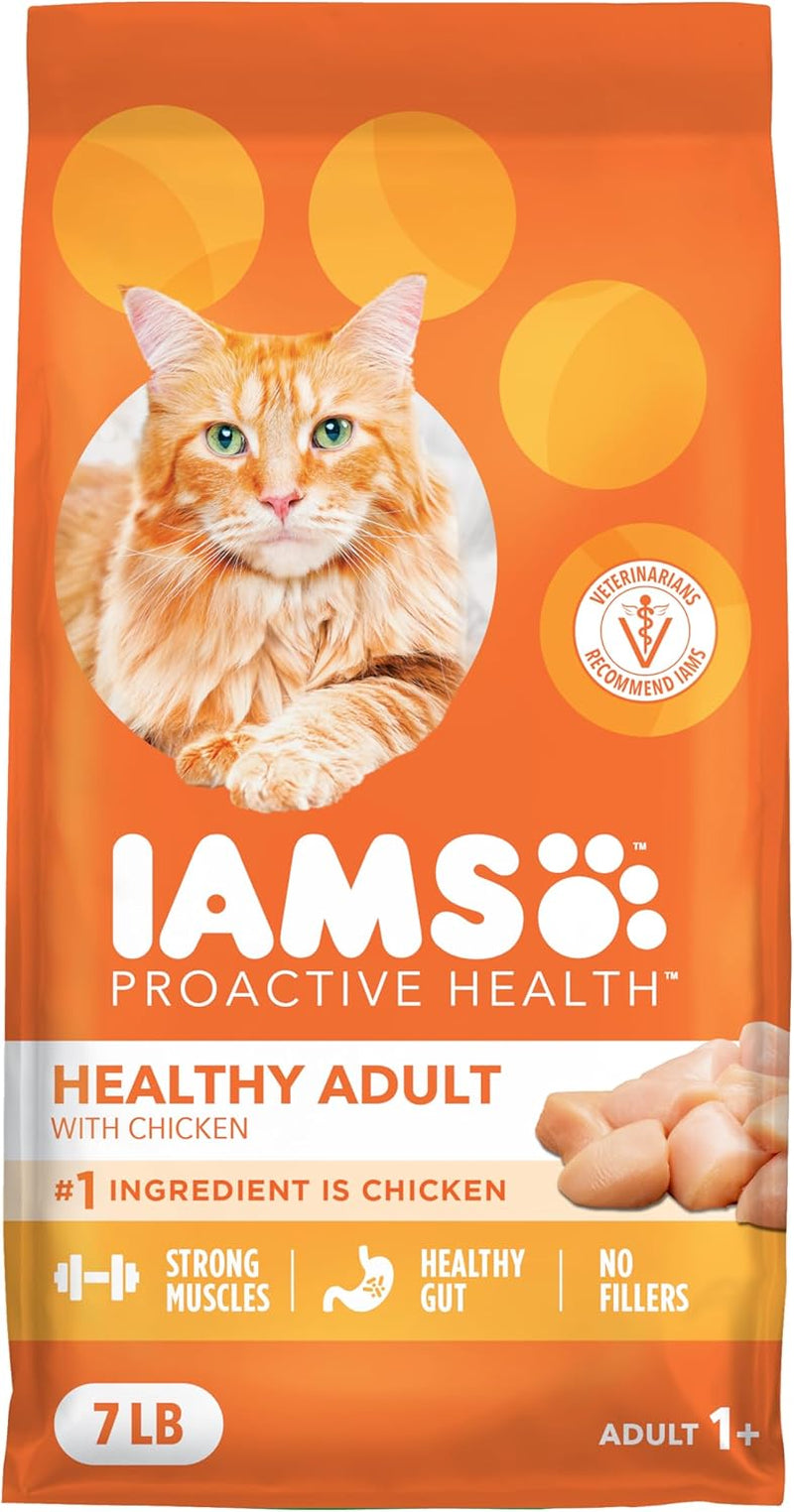 Proactive Health Healthy Adult Dry Cat Food, Chicken, 7 Lb | Veterinarian-Recommended, Real Chicken #1 Ingredient, Chicken & Egg Protein, Wholesome Grains for Energy, Supports Muscles