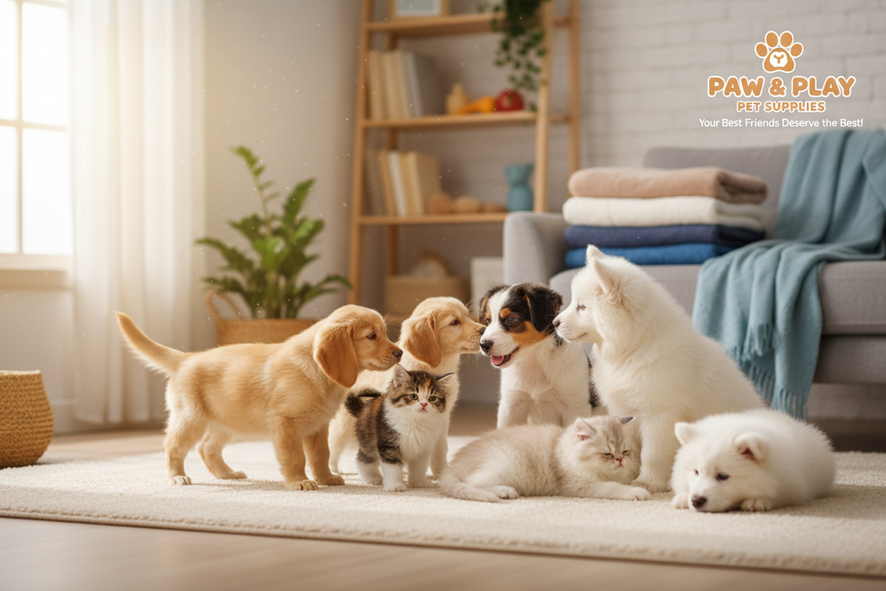 Chiens et chats cosy
